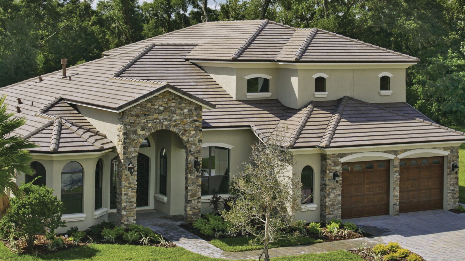 Roofing contractor in South Florida working on residential roof
